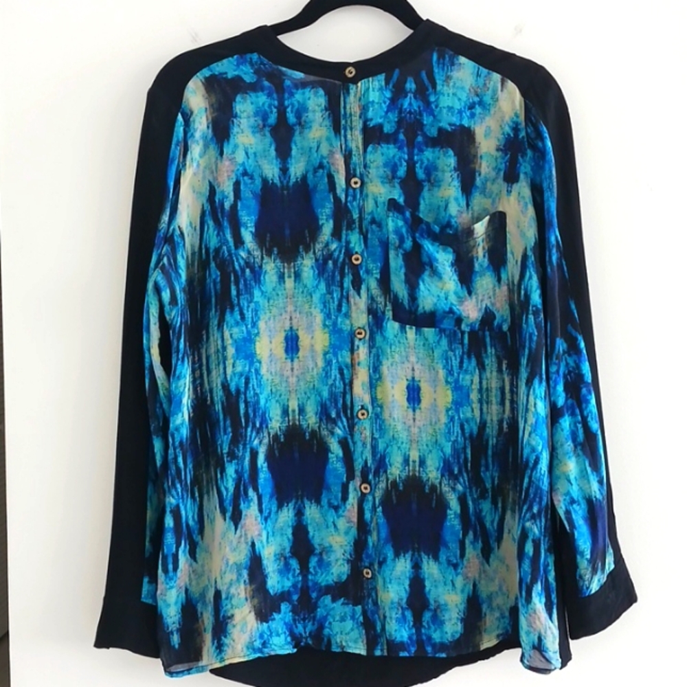 Bababakul Long-Sleeve Multicolor Blouse